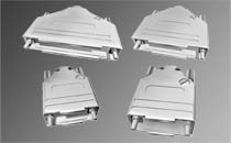 Two Piece Metal Straight Exit Covers with Thumbscrews